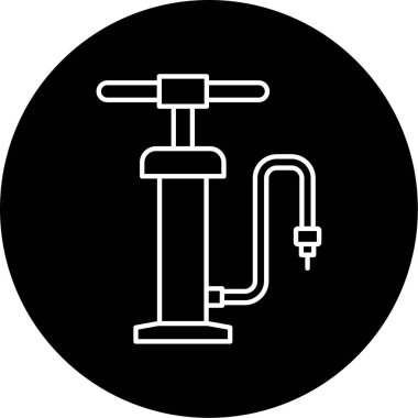 Air Pump Vector Glyph Icon Design