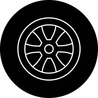 Rim Vektör Şekil Simgesi Tasarımı