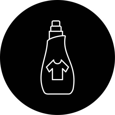 Deterjan Vektör Şekil Simgesi Tasarımı