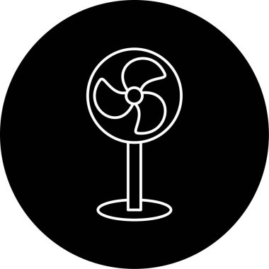  Fan Vektörü Şekil Simgesi Tasarımı