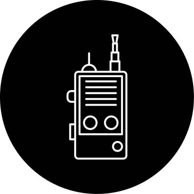 Telsiz Telsiz Vektör Sembol Tasarımı