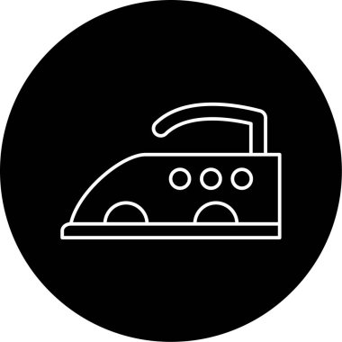 Demir Vektör Kabartma Simgesi Tasarımı