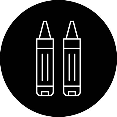 Pastel Boyalar Vektör Kabartma Simgesi Tasarımı