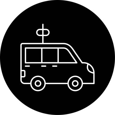 Oyuncak Araba Vektörü Kabartma Simgesi Tasarımı