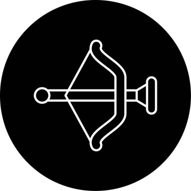 Oyuncak Okçuluğu Vektör Sembol Tasarımı