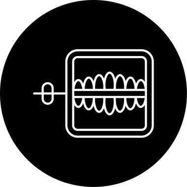 Oyuncak Diş Vektörü Kabartma Simgesi Tasarımı