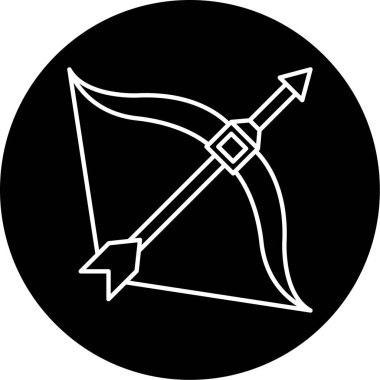 Okçuluk Vektörü Sembol Tasarımı