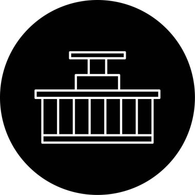 Vektör Mayın Bomba Kabartma Simgesi Tasarımı 