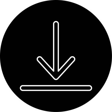 Vektör İndirme Simgesi Tasarımı