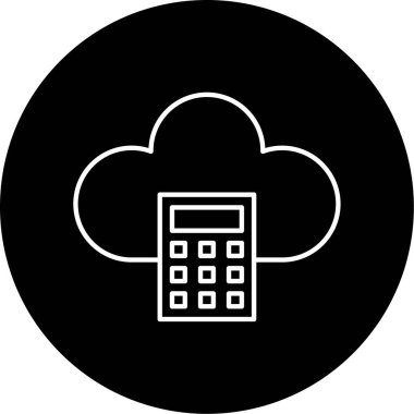 Vektör Bulutu, Kabartma Simgesi Tasarımı Hesaplanıyor 