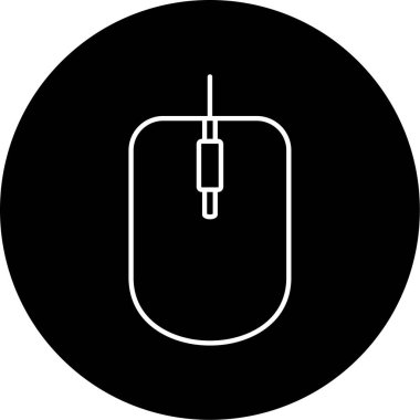 Vektör Fare Kabartma Simgesi Tasarımı 