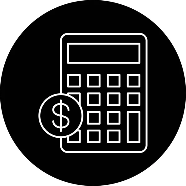 Orçamento Vector Glyph Icon Design —  Vetores de Stock