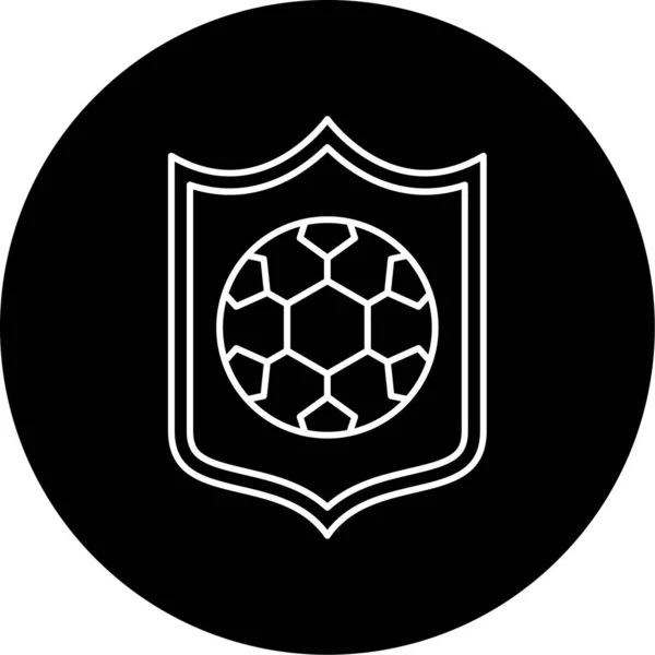 League Vector Glyph Icon Design — стоковый вектор
