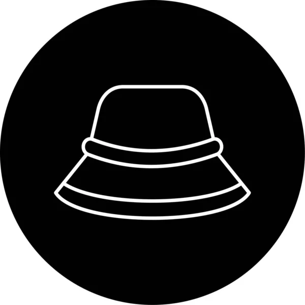 Hat Vector Glyph Icon Design —  Vetores de Stock