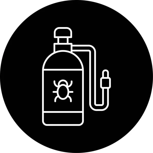 Pestizide Vector Glyph Icon Design — Stockvektor