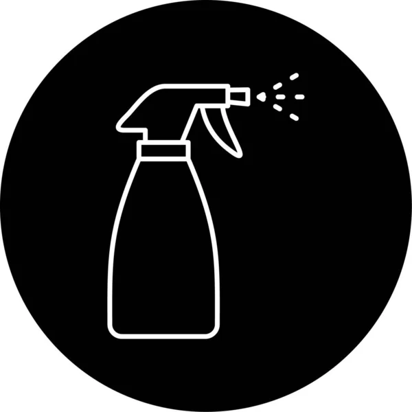 Water Spray Vector Glyph Icon Design — Vettoriale Stock