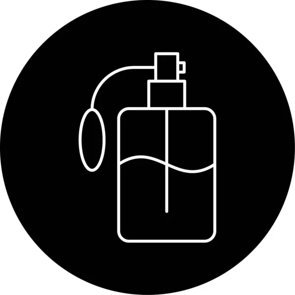Perfume Vector Glyph Icon Design — Stok Vektör