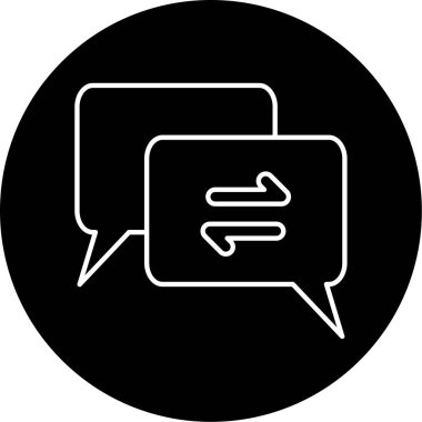 Vektör İletişim Kabartma Simgesi Tasarımı 