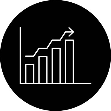Vektör Kârı Kabartma Simgesi Tasarımı