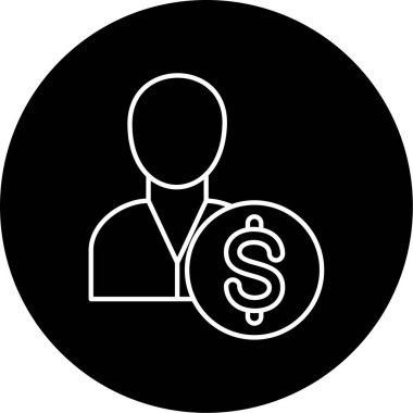 Vektör Alıcı Kabartma Simgesi Tasarımı