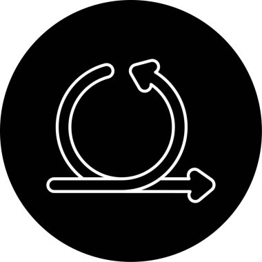 Vektör Agile Glyph Simge Tasarımı