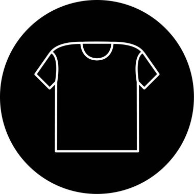 Vektör Tişört Kabartma Simgesi Tasarımı