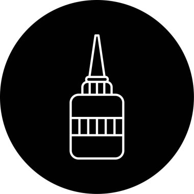 Vektör Makinesi Yağ Kabartma Simgesi Tasarımı