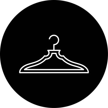 Vektör Askısı Şekil Simgesi Tasarımı