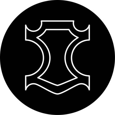 Vektör Deri Kabartma Simgesi Tasarımı