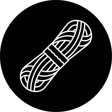 Vektör Yün Kabartma Simgesi Tasarımı