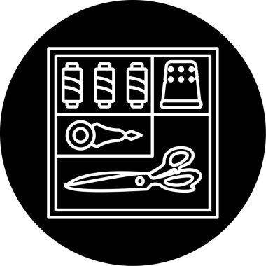 Vektör Araç Kutusu Kabartma Simgesi Tasarımı