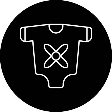  Bebek Elbiseleri Vektör Kabartma Simgesi Tasarımı