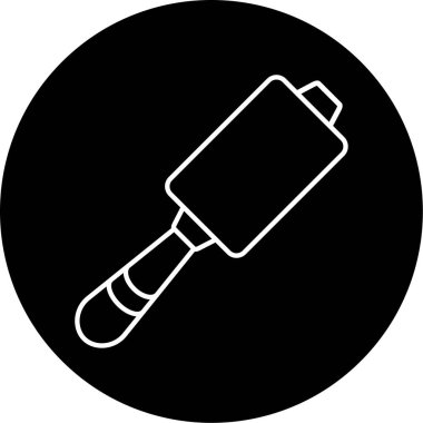  Lint Roller Vector Glyph Simgesi Tasarımı