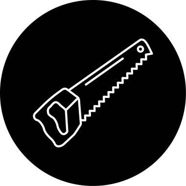 Testere Vektörü Simge Tasarımı