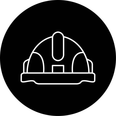 Miğfer Vektörü Simge Tasarımı