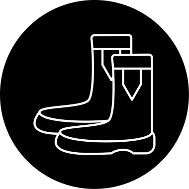  Yapım Botları Vektör Kabartma Simgesi Tasarımı