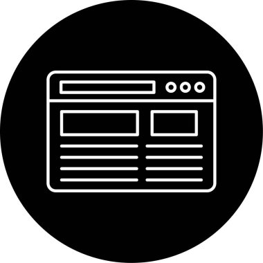 Günlük Vektörü Kabartma Simgesi Tasarımı