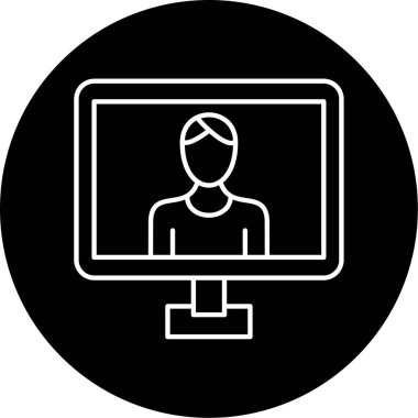 seo modern simgesinin vektör illüstrasyonu