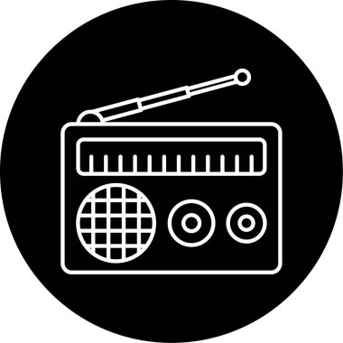 radyo, müzik, ses, hoparlör, ağ, evet. Basit tasarım