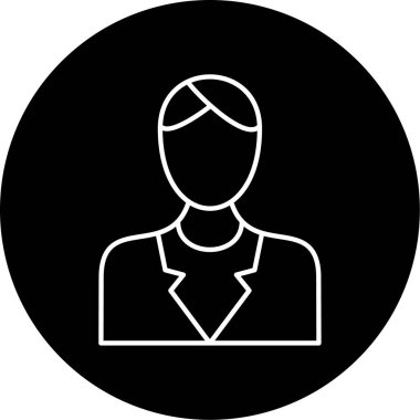 kullanıcı. Web simgesi basit illüstrasyon