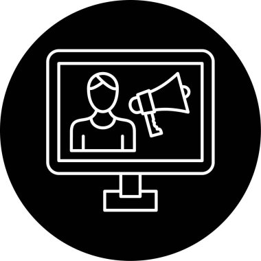 seo modern simgesinin vektör illüstrasyonu