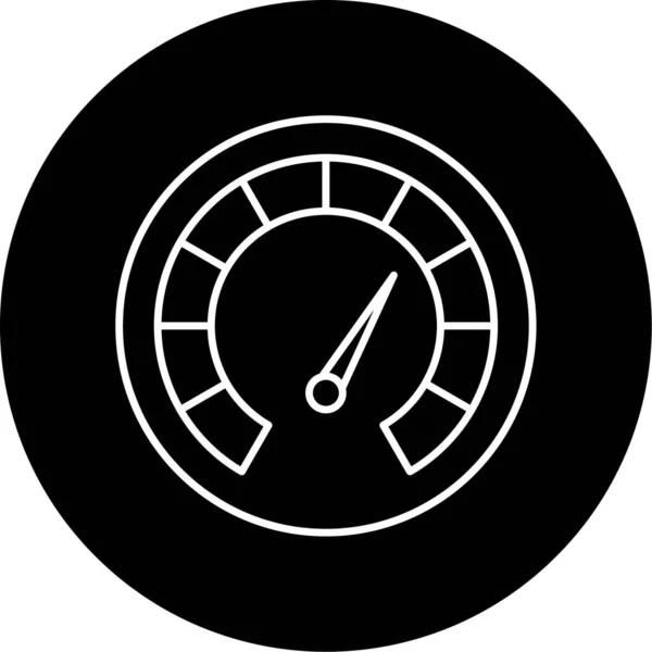 Horloge Illustration Vectorielle Icône Web — Image vectorielle