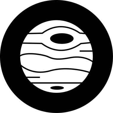 Ay. Web simgesi basit illüstrasyon