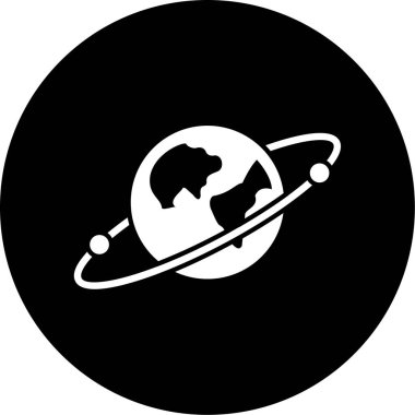 Gezegen simge vektör çizim