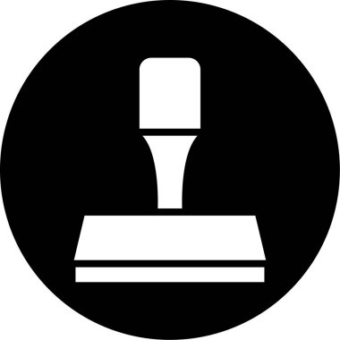 Tek bir simgenin vektör illüstrasyonu