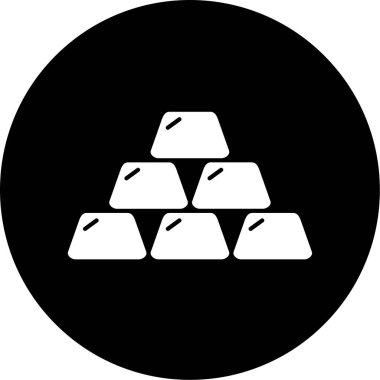 Bir çubuk simgesinin vektör illüstrasyonu