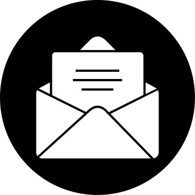 Posta simgesinin vektör illüstrasyonu