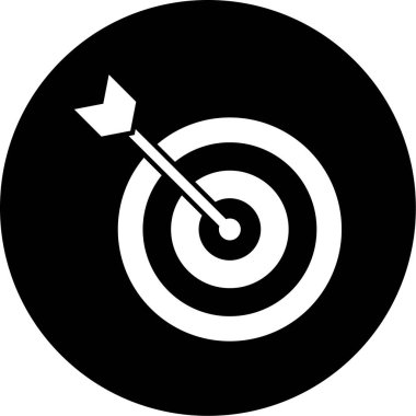 Moda biçimi izole edilmiş arkaplanda hedef simge