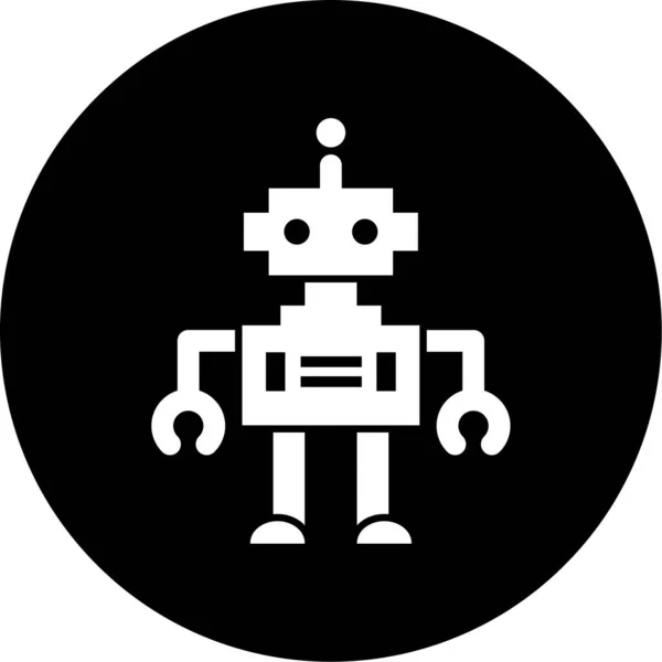 ロボットのアイコンのベクトル図 — ストックベクタ