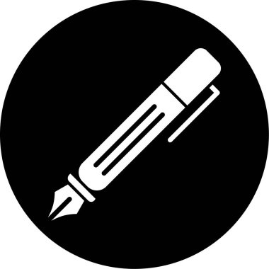 kalem simgesi vektör illüstrasyonu